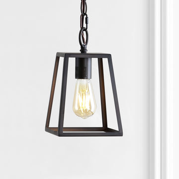 Ira 6.25" Adjustable Drop Metal LED Pendant - JONATHAN Y